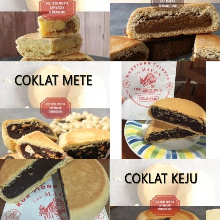 NEW PRODUCT {KUE TONG CU PIA} KUE BULAN CAP MACAN KHAS TEMANGGUNG ISI 250GR (HALAL)