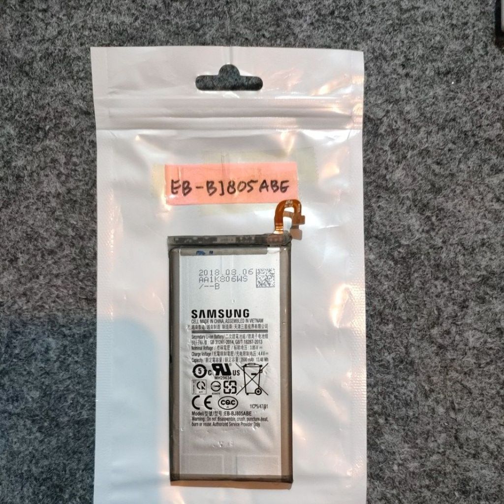 BATRAI SAMSUNG MODEL EB-B1805ABE SAMSUNG A6+ 2018 J8 2018 BEKAS COPOTAN ORIGINAL