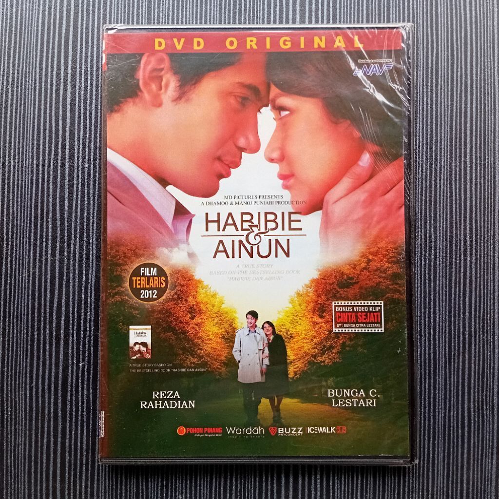 DVD Original Habibie & Ainun 2012 Original MD Pictures NAV Segel Nos
