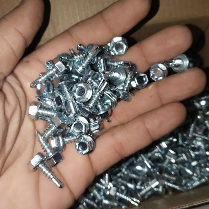 baut roofing baja ringan 1016 1000 pcs baut roofing baja ringan 1016 baut roofing