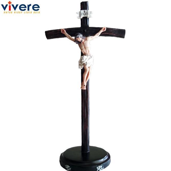 ^%^%^%^%] Salib Yesus 34 cm Duduk