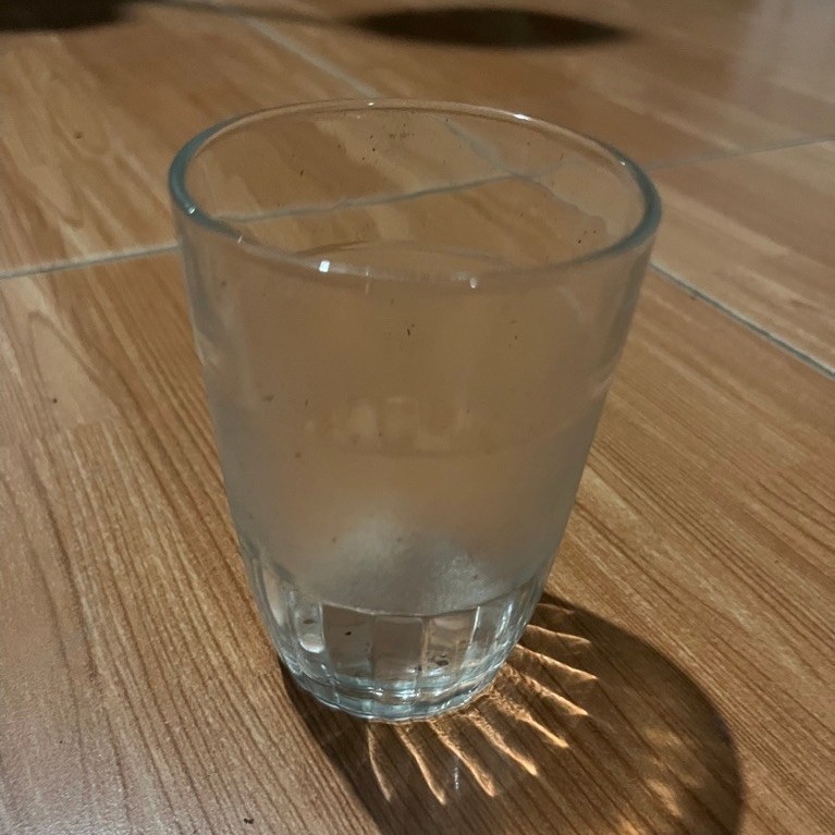 gelas belimbing / gelas teh kopi / gelas kaca bening