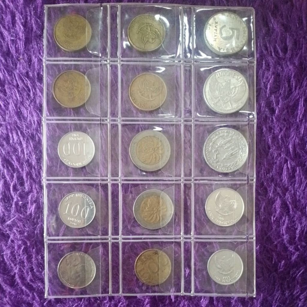 15 Koin set campur Indonesia