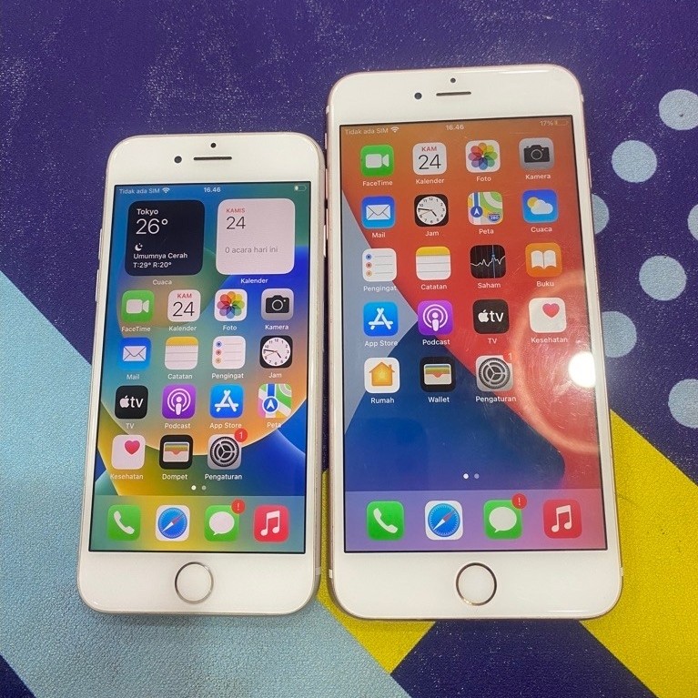BUNDLE iPhone 6s Plus 64GB + iPhone 8 64GB Second inter Siap Pakai