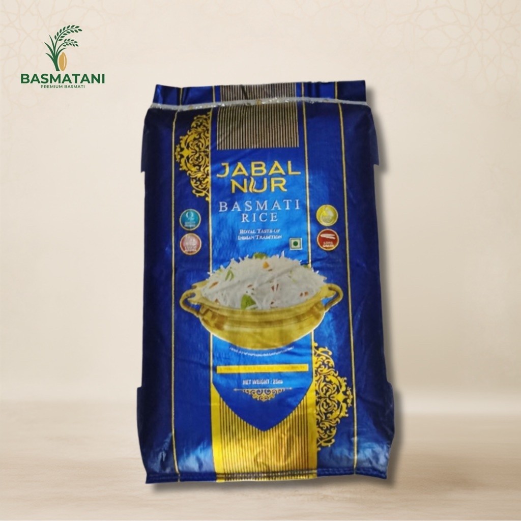 JABAL NUR Beras Basmati 25kg Kemasan Karung India