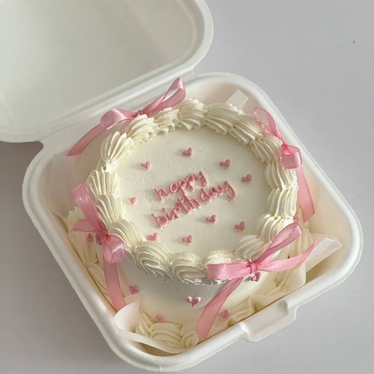 (INSTANT) BENTO CAKE | Mini Cake | Birthday Cake | Kue Ultah