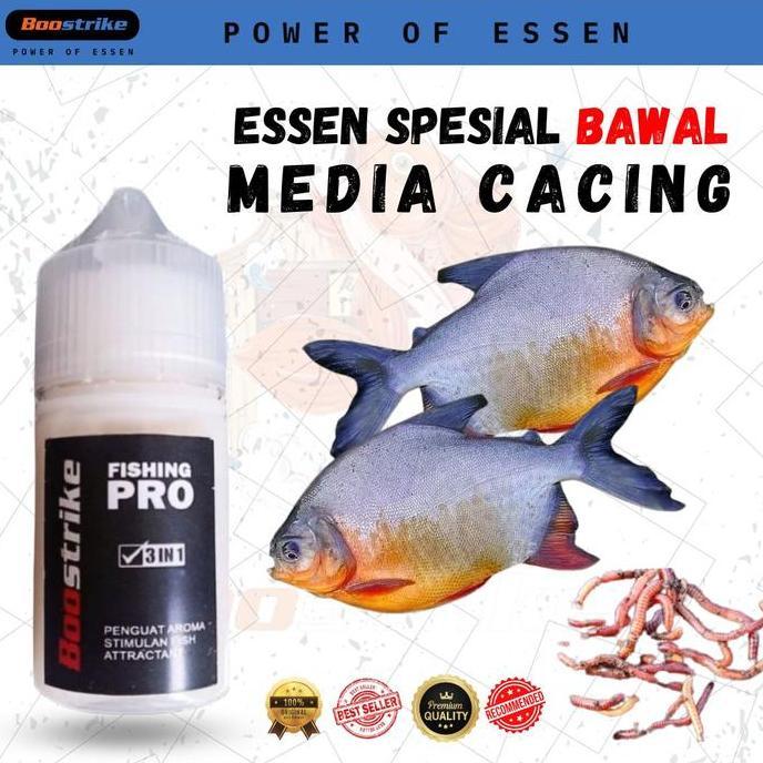 ESSEN IKAN BAWAL MEDIA CACING ESSEN BOOSTRIKE SPESIAL BAWAL 30ML