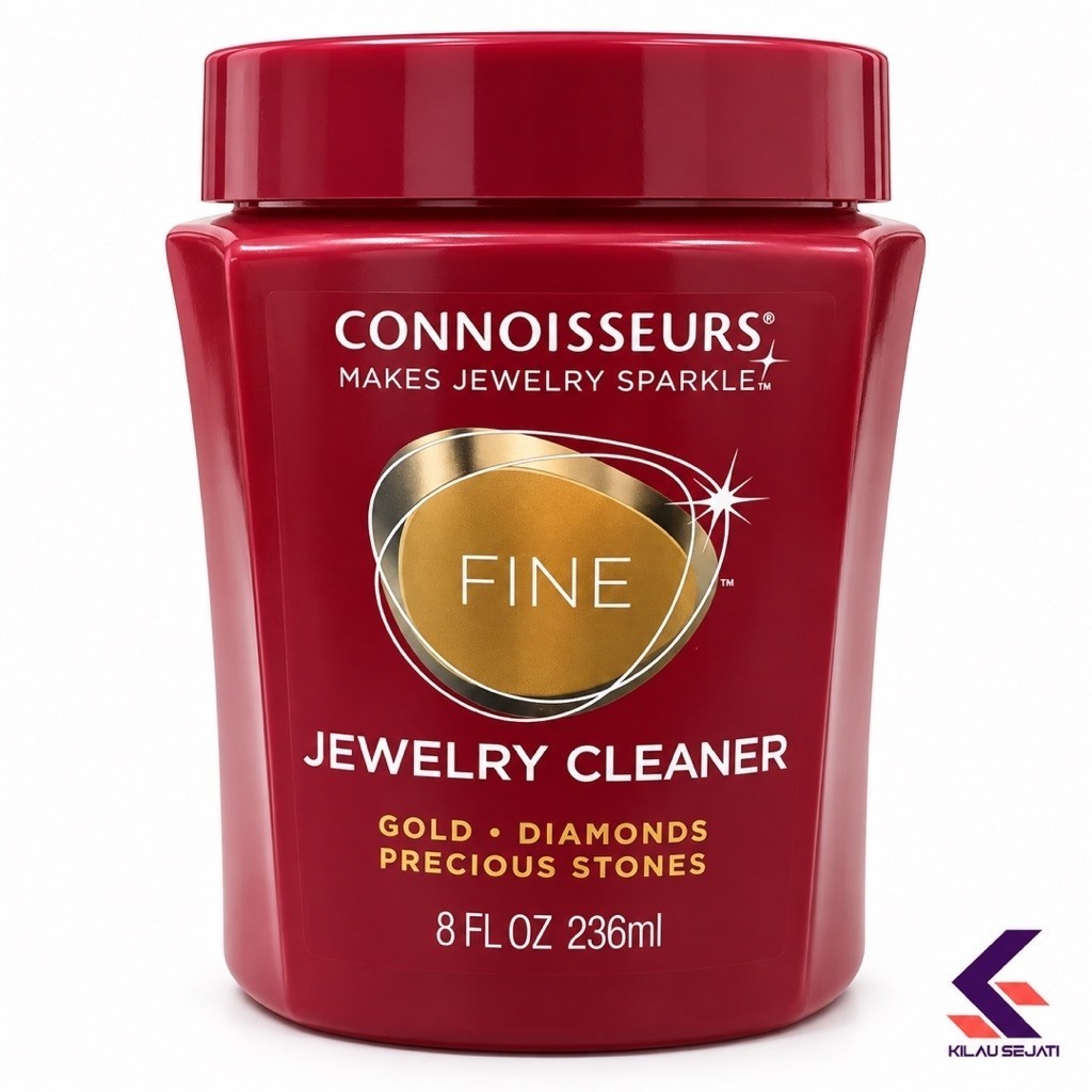 Connoisseurs Gold Diamond Precious Stones Jewelry Cleaner Cairan Pembersih Perhiasan Emas Vol 236 ml