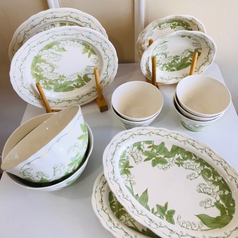 Lilian Series/dinner plate/piring makan/mangkuk aesthetic/mangkuk saji/piring saji aesthetic/