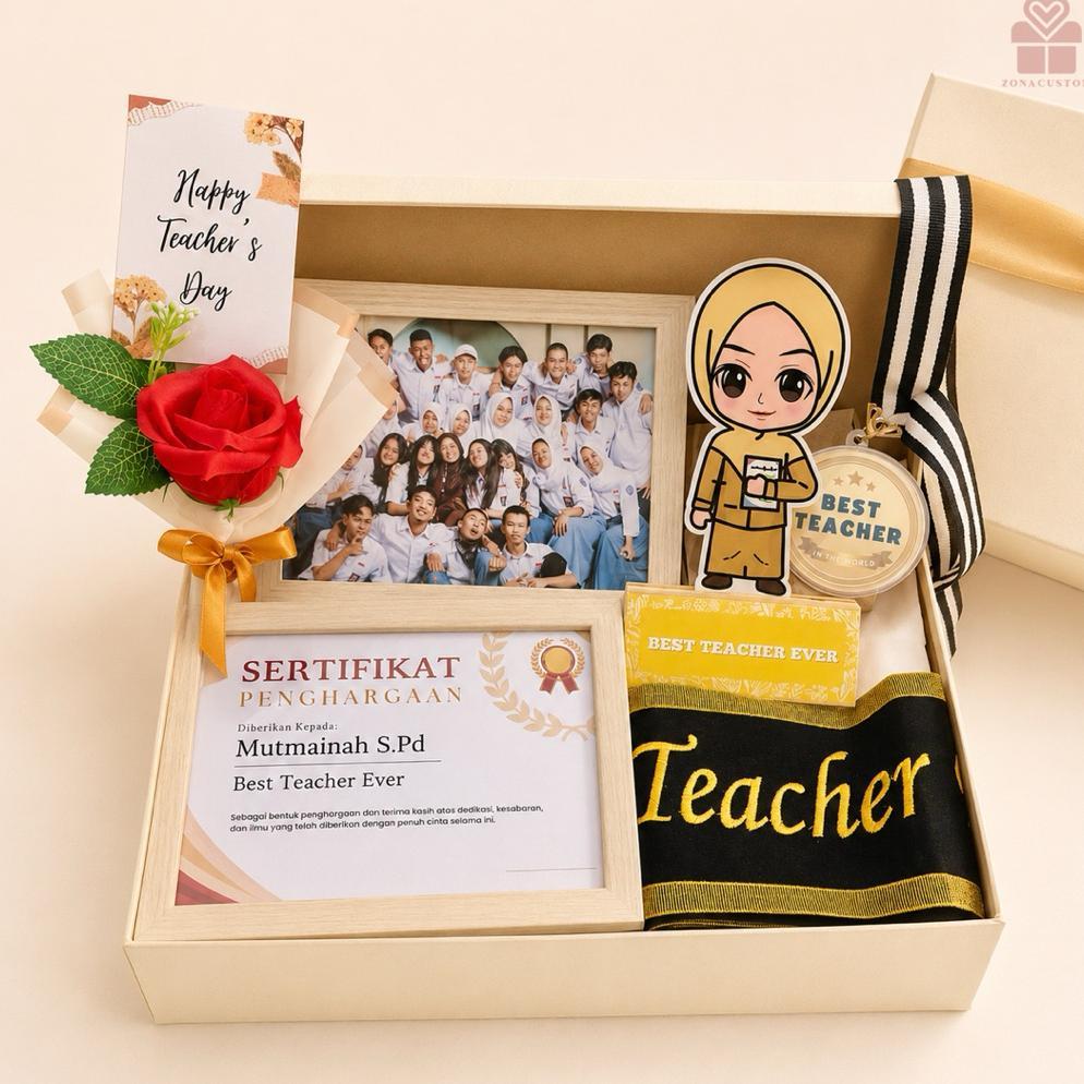 Hampers Hari Guru - Hampers Teachers Day - Hadiah - Kado Hari Guru Nasional - Kado Wali Kelas - Meda