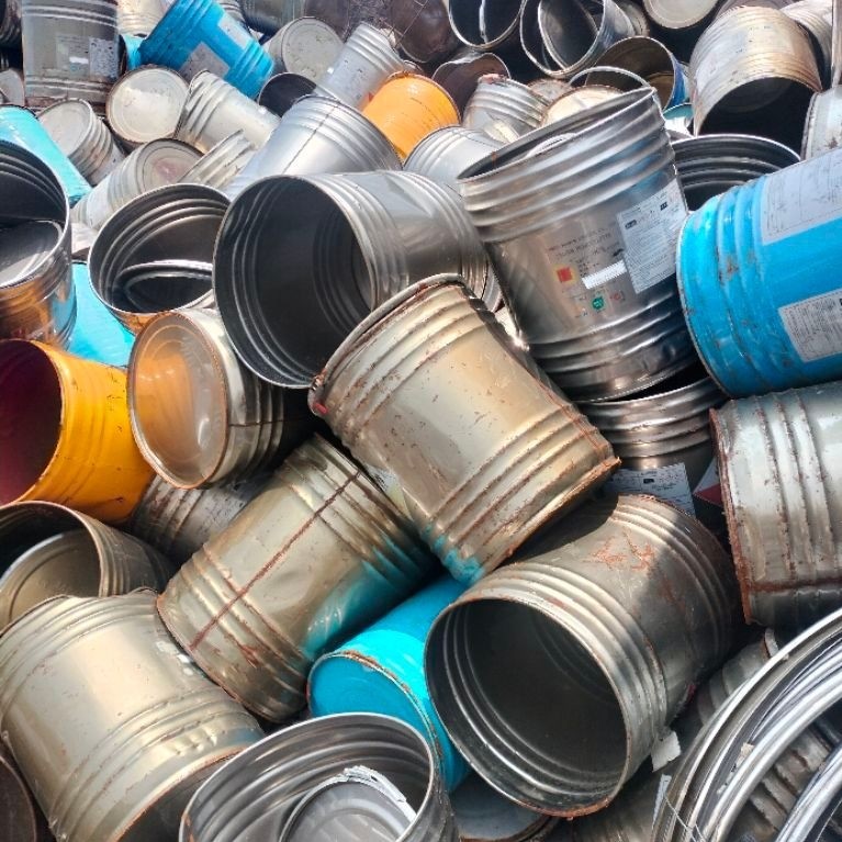 Drum Pot tanaman dan tempat sampah
