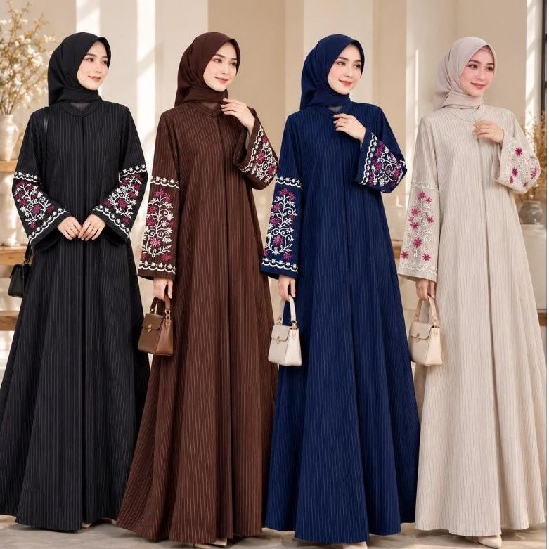gamis dewasa murah Safira ORI bermerks
