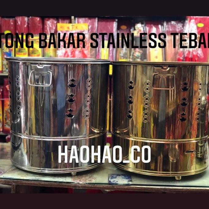 Tong Bakar Untuk Sembahyang Tebal| Stainless Steel | Jumbo super besar