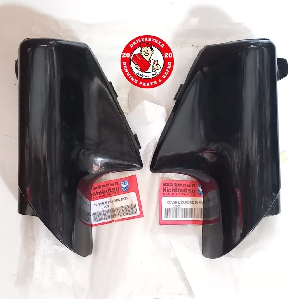 COVER TUTUP FORK SHOCK SKOK SPAKBOR SLEBOR DEPAN HITAM YAMAHA F1ZR FIZR NOS
