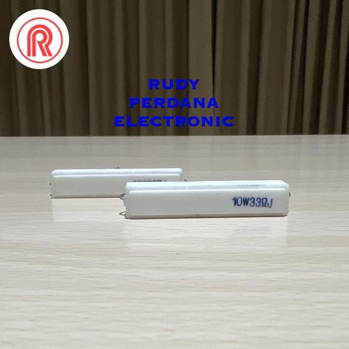 RESISTOR 10 WATT 10W 33OHM 33 OHM 33R 33 R RPE99