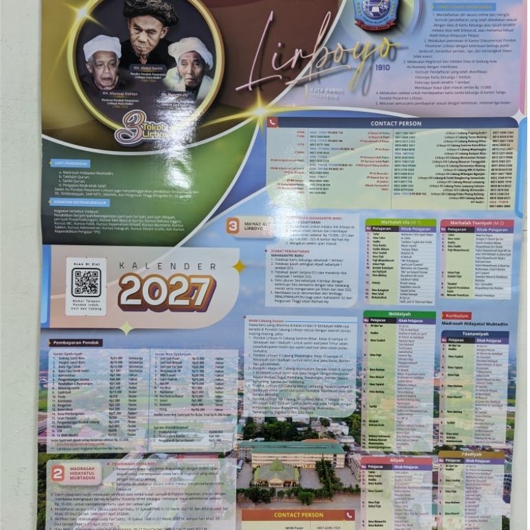 KALENDER LIRBOYO 2027 / TERBARU SPESIAL / Kalender Lirboyo 2027 - kalender lirboyo 2027 terbaru orig