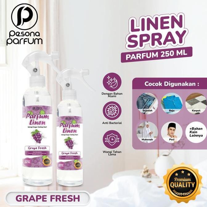 45asavakam - parfum linen spray 250 ml anti bacterial   | parfum linen spray wangi segar setiap hari