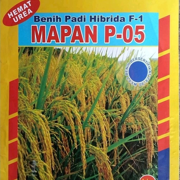 BENIH PADI UNGGUL HIBRIDA MAPAN P 05 1KG / Benih Padi Hibrida