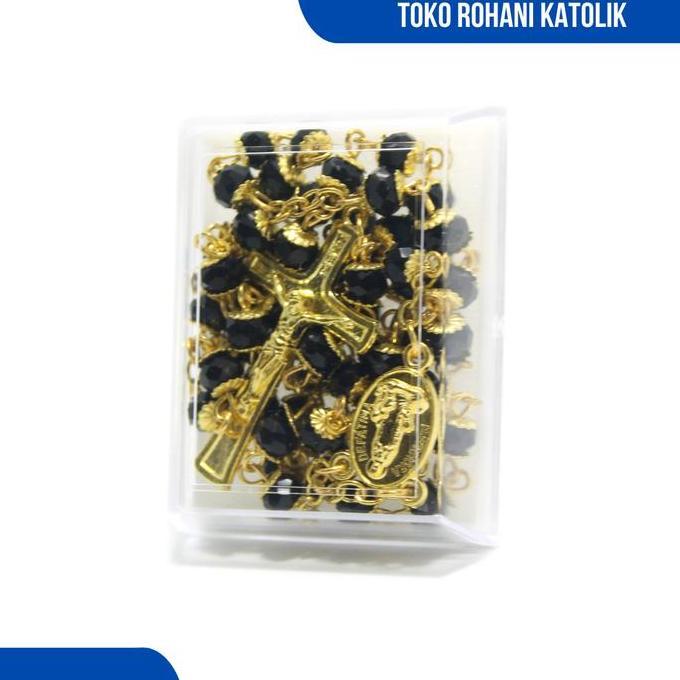 DOVEGIRL ROSARIO CEKO CANGKANG EMAS / ROSARIO KALUNG KATOLIK / ROSARIO KATOLIK
