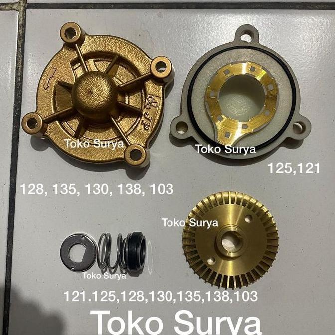 SPARE PART SHIMIZU 100 WATT - CASING COVER SHIMIZU IMPELLER SHIMIZU MECHANICAL SEAL ORING SHIMIZU