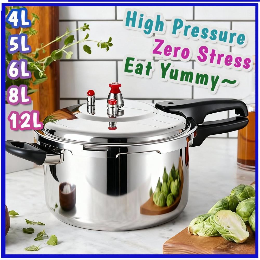 PANCI PRESTO Aluminium Foodgrade, Presto Mini 4L,Panci Presto PREMIUM TEBAL Serbaguna Anti Lengket