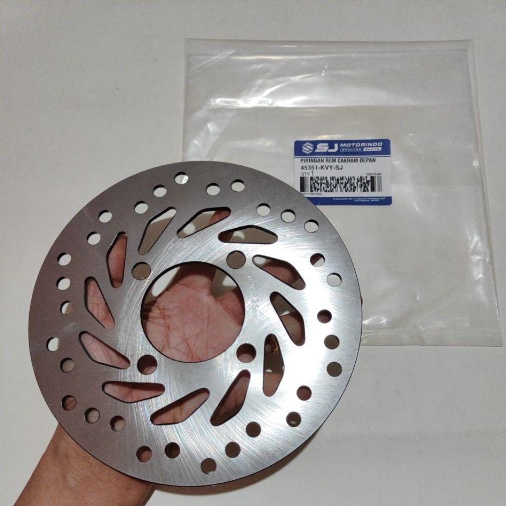 SJ PIRINGAN CAKRAM DEPAN BEAT KVY 3,5MM /BEAT FI /VARIO /SPACY /VARIO 125 150 /DISC BRAKE ORIGINAL