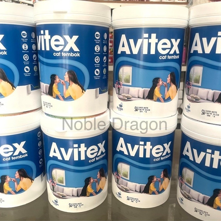 Avitex Cat Tembok Putih 1 KG  (Avian Brands)