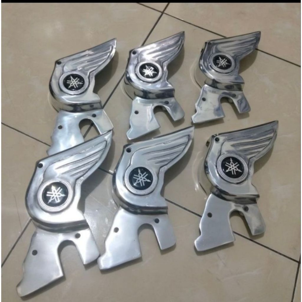 Tutup Rantai Yamaha Scorpio Custom Chopper Bobber British Cover gear scorpio