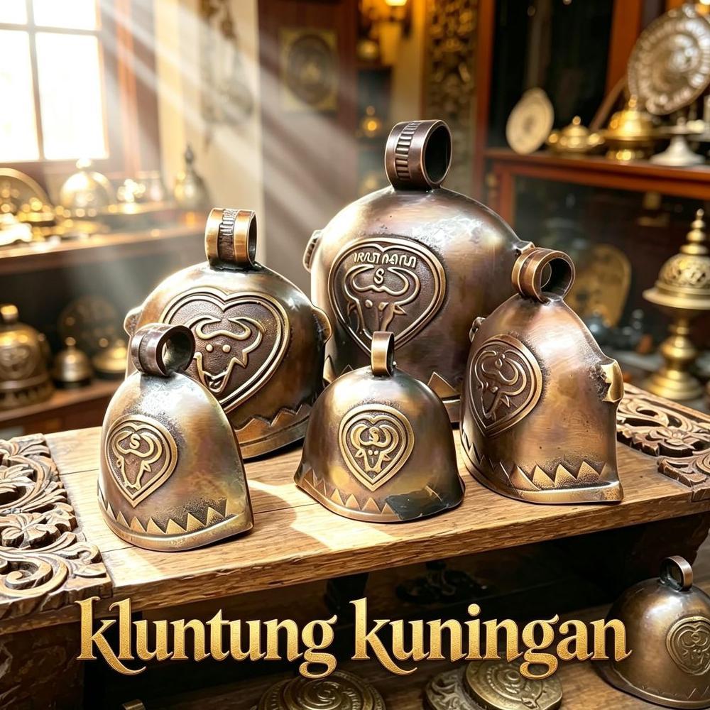 [BT] Kluntung Klintingan Kalung Sapi Kuningan Lonceng Kuningan Lonceng Sapi Satuan