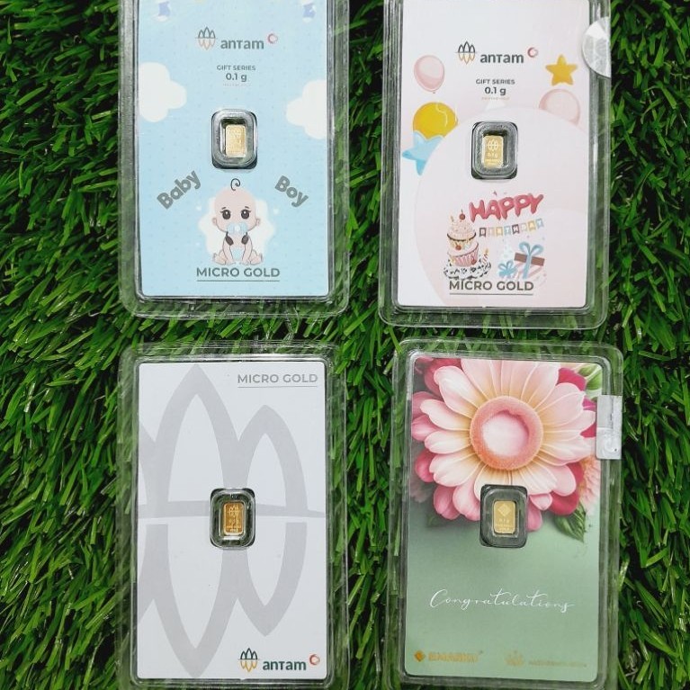 Antam X Hartadinata 0.1 gram series