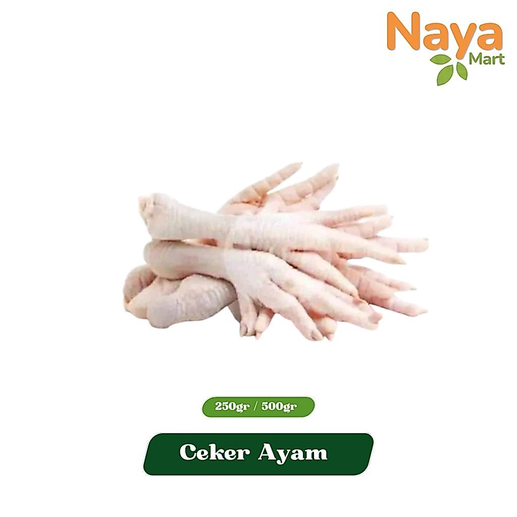 Ceker Ayam Mentah 250 500 Gram - Segar, Berkualitas