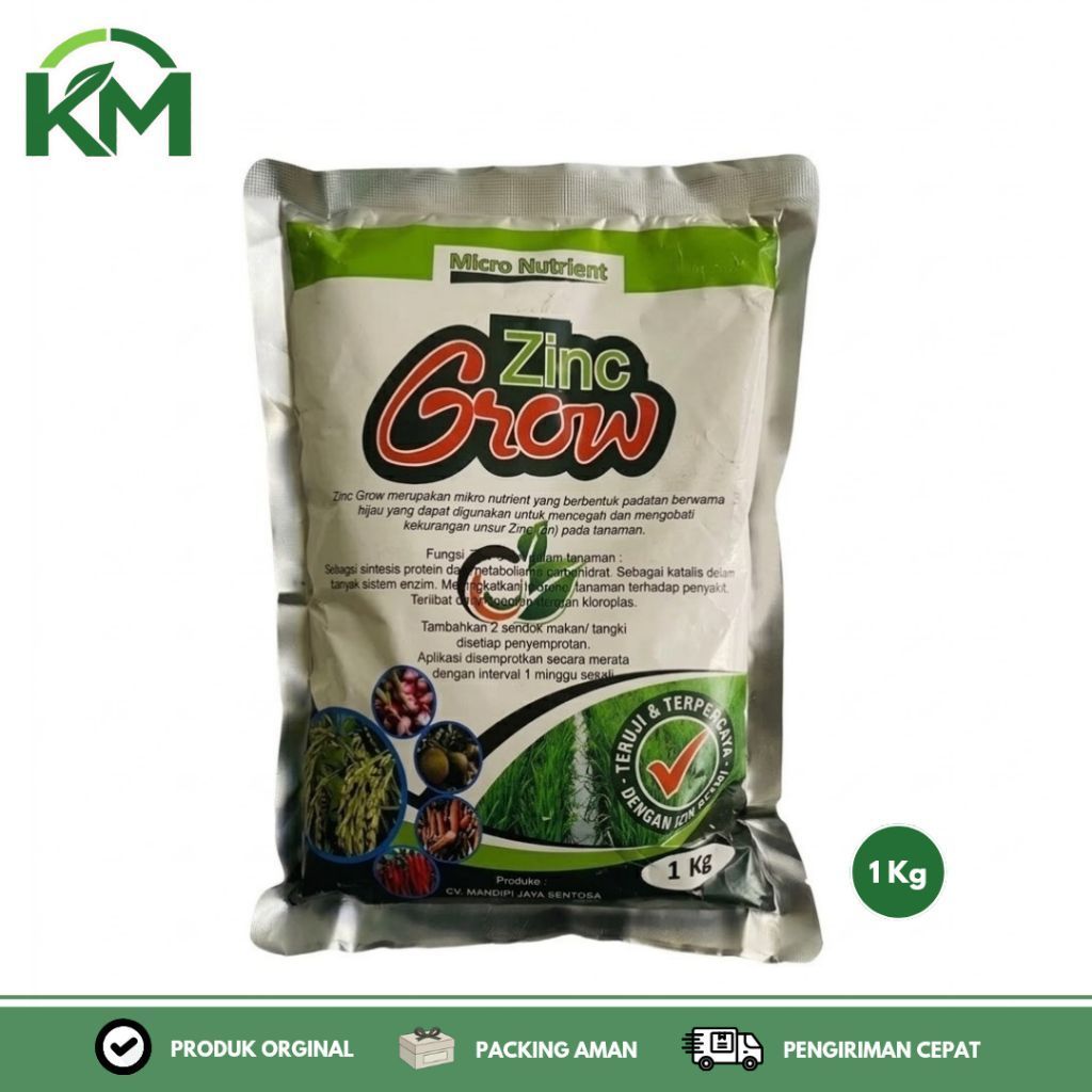 Pupuk Zn Zinc Grow Mengobati Padi Asem Aseman (1Kg)