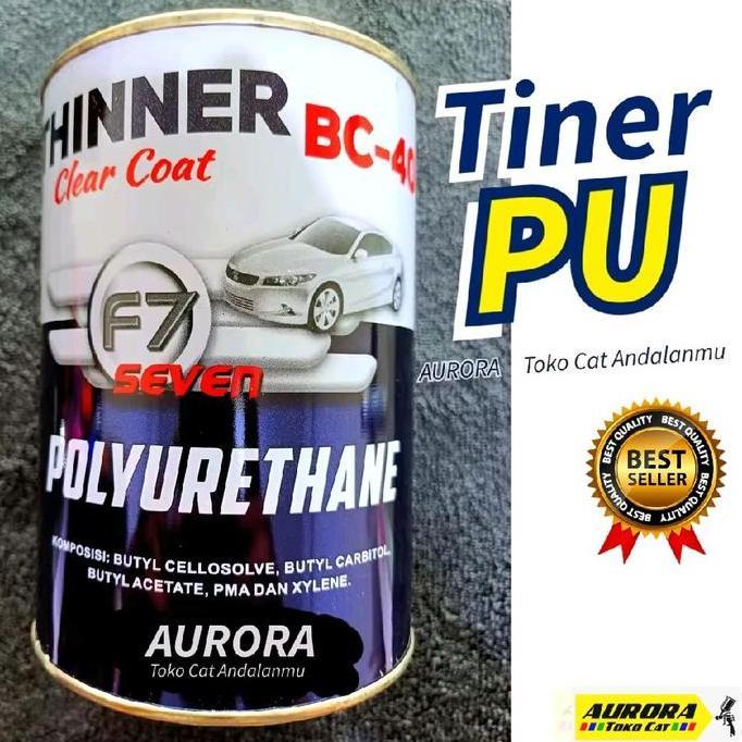 Tiner PU F7 Seven Thinner BC40 Bagus untuk Cat dan Clear