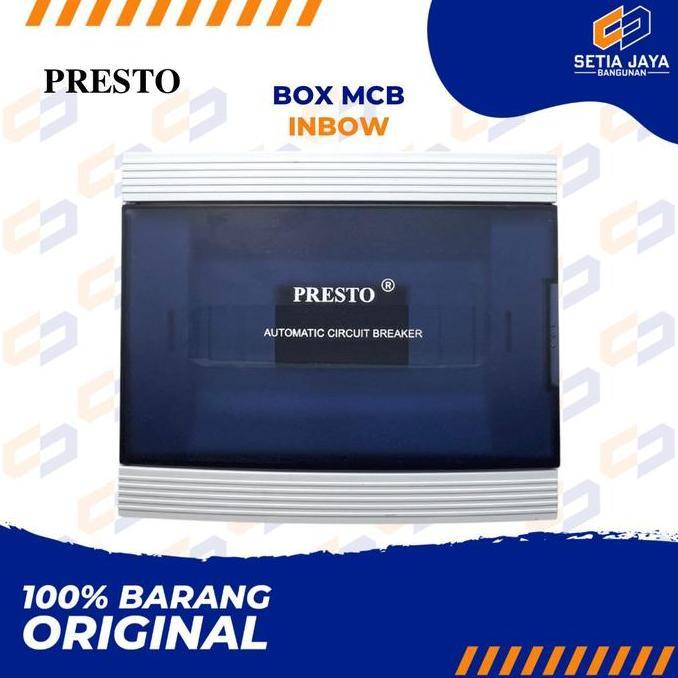 Box / Kotak Mcb / Sekring Listrik Presto 4 / 6 / 8 Grup / Group Inbow