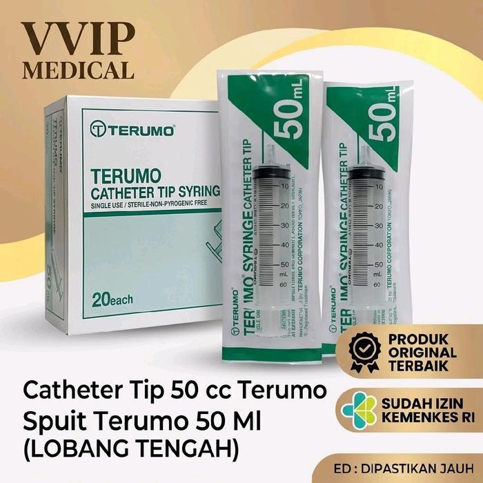 Terumo Syringe 50cc / Spuit 50ml / Catheter Tip 50cc Terumo