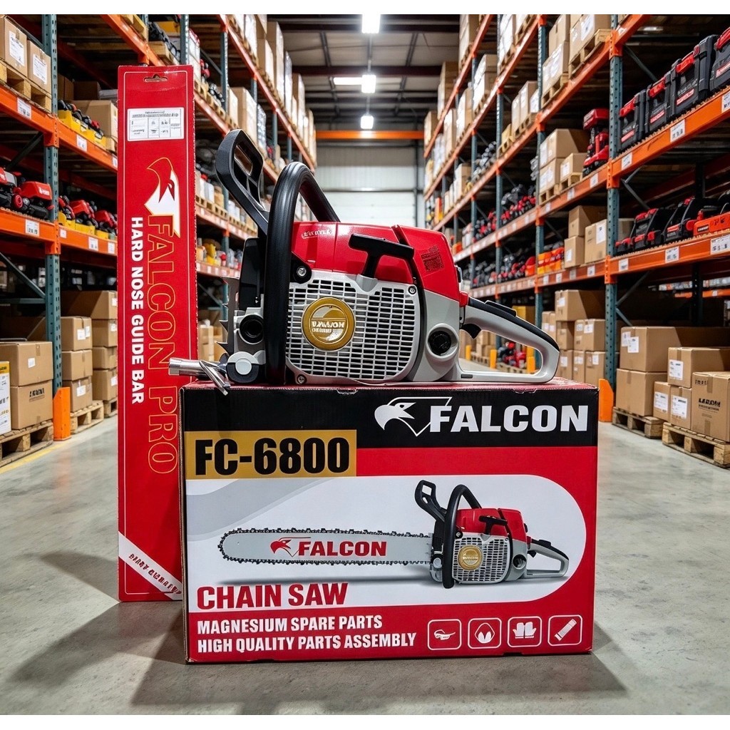 CHAINSAW FALCON BAR 25”INC FALCON 6800 gergaji  chainsaw sinso falcon / sinso falcon  asli
