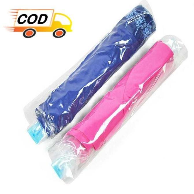 CLOOUDYS Plastik Vacum Baju Traveling 5 PCS Vakum Pakaian Laundry Makanan Kantong Penyimpanan Kompre