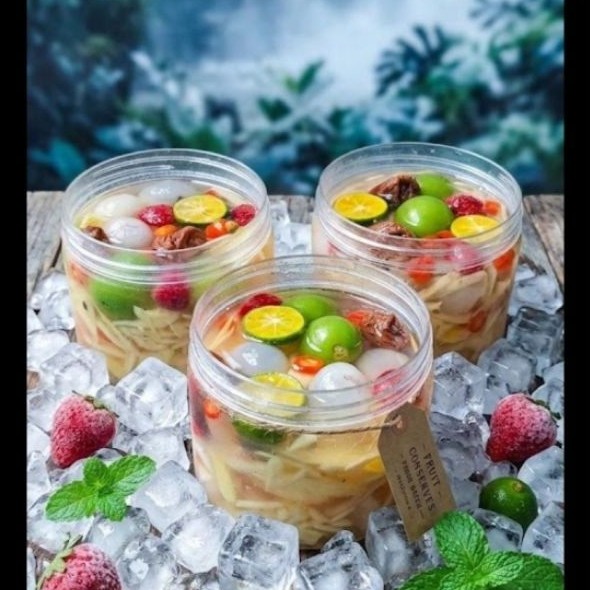 Asinan Kiamboy 400ml dengan kuah kiamboy dan jeruk sonkit segar