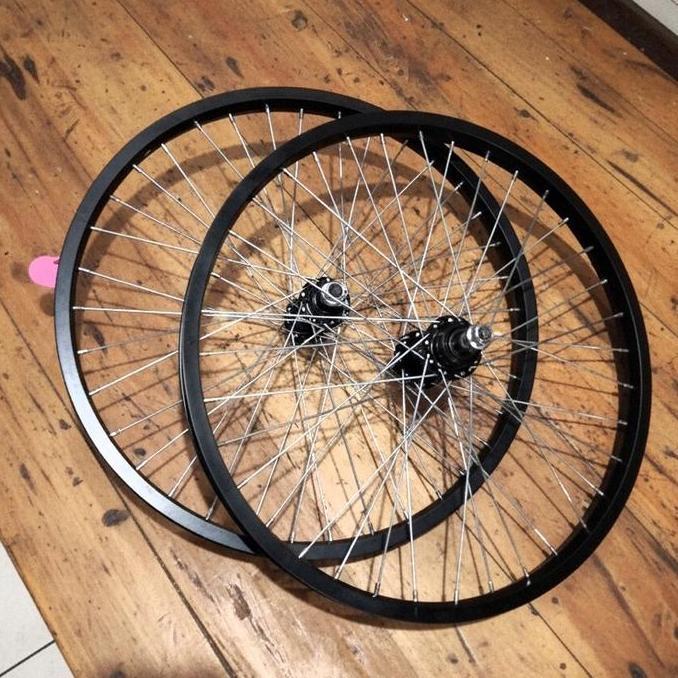 VELG PELEK SEPEDA UKURAN 20 BMX DEPAN BELAKANG ALLOY KUAT