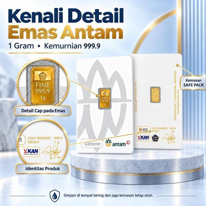 Terlaris Logam Mulia Emas Antam Certieye 1 Gram 2026 Terbaru [100% Asli]