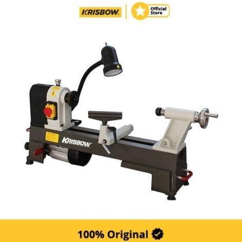 Terlaris Krisbow 30.4X45.7 Cm Mesin Bubut Mini 600W 1Ph