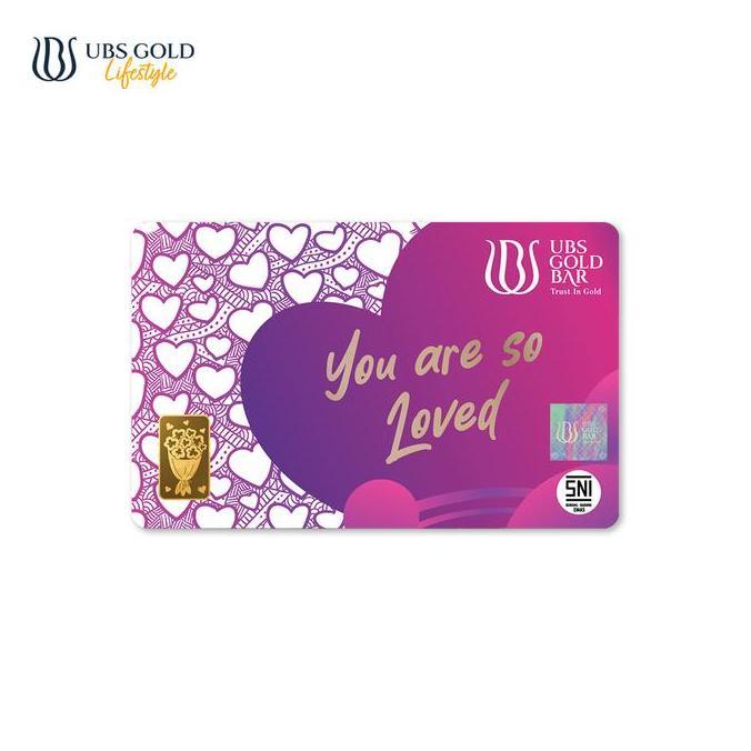 Terlaris Ubs Gold Logam Mulia Love 1 Gr