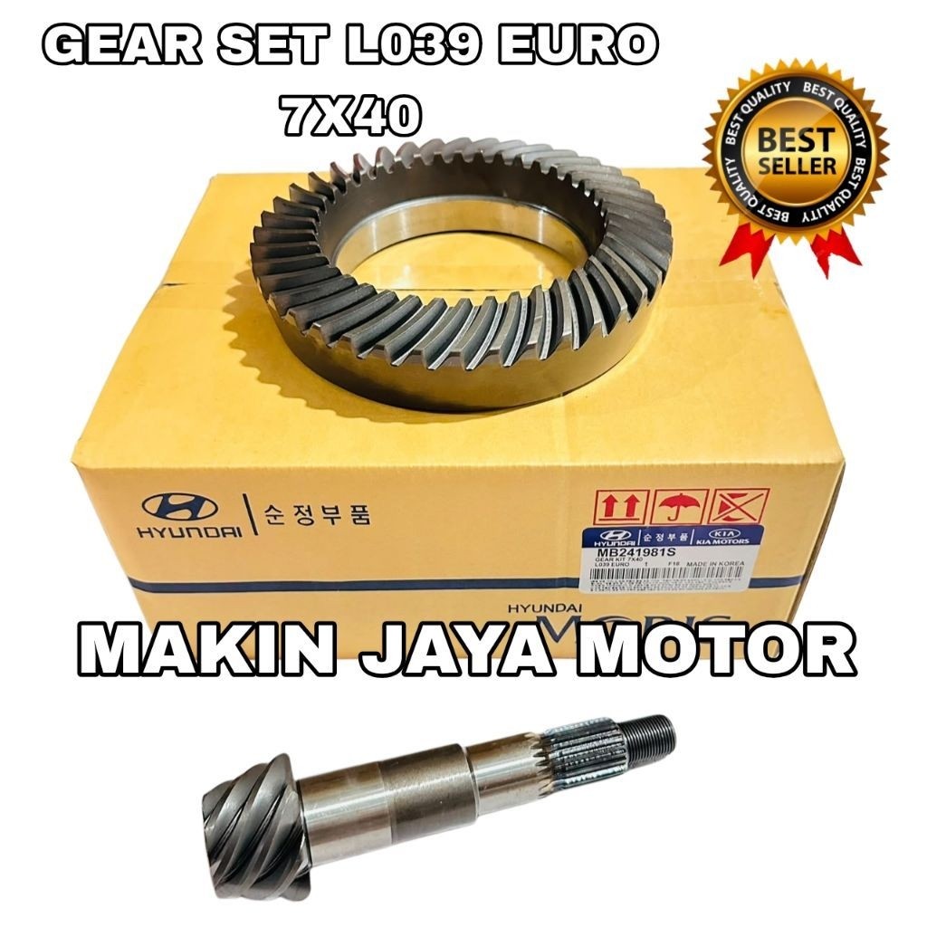 GEAR SET L300 DIESEL 7X40 ATAU GIGI NANAS GARDAN L039 EURO L300 DIESEL NEW UKURAN 7X40