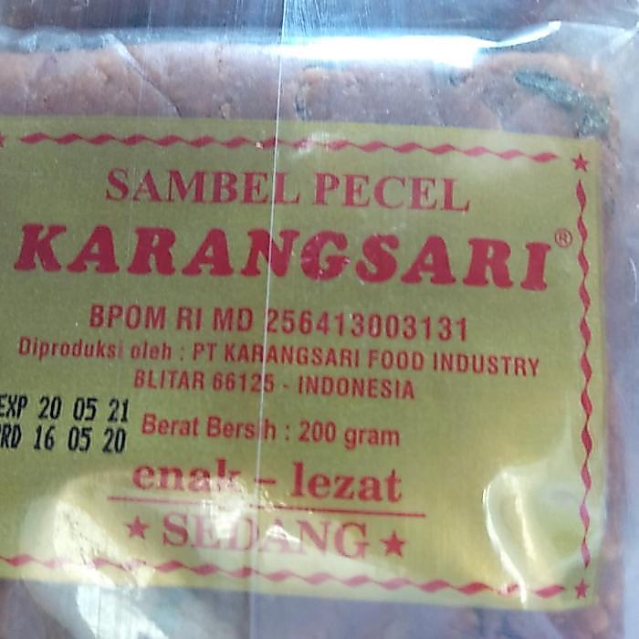 Karangsari bumbu pecel - Sedang