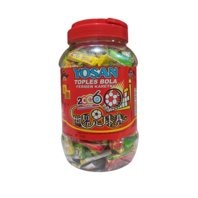 Yosan TOPLES Bola Permen Karet Mix 400gr Diskon