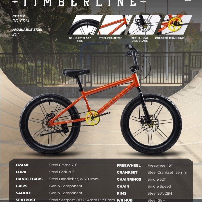 Sepeda BMX 20 Genio Timberline by United