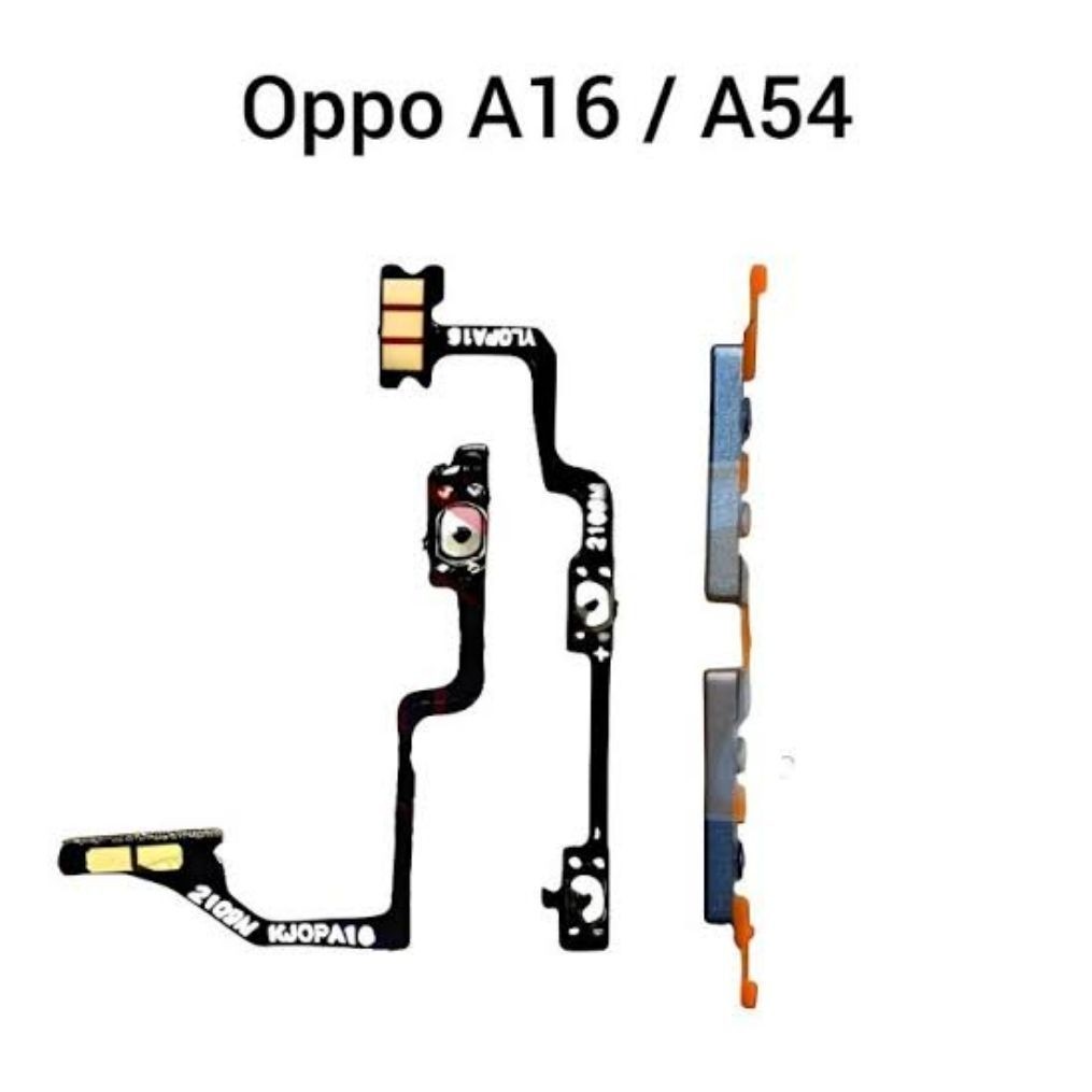 FLEXIBLE ON OFF VOLUME OPPO A16 / OPPO A54 4G + TOMBOL LUAR VOLUME OPPO A16 / A54