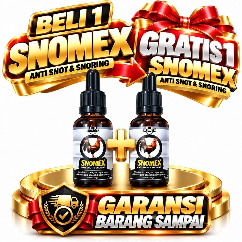 Snomex 20ml Obat Ayam Ngorok Pilek Ampuh