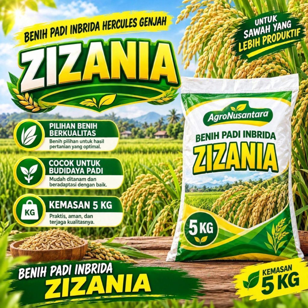 benih padi ZIZANIA 5KG