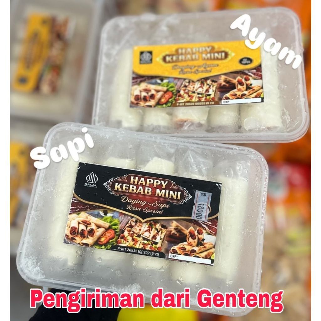 Happy Kebab Mini Ayam / Daging